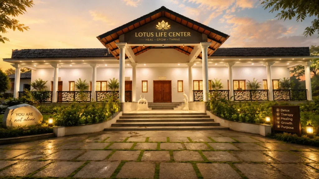 affordable alcohol rehab Coimbatore Lotus Life Center